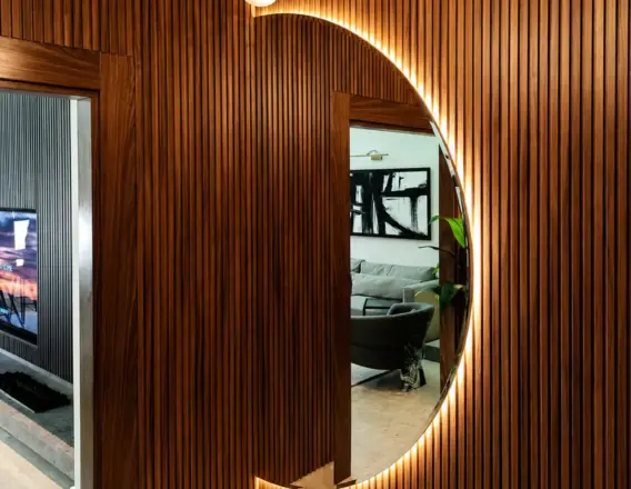Well-maintained residential interior, representative of Murano's facility upkeep standard